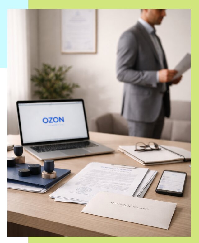 Отказное письмо для Ozon в Железногорске от 3577 р. | Сертэкс